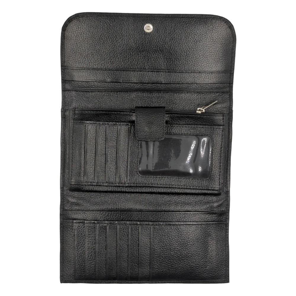 Leather Convertible Backpack with Wallet